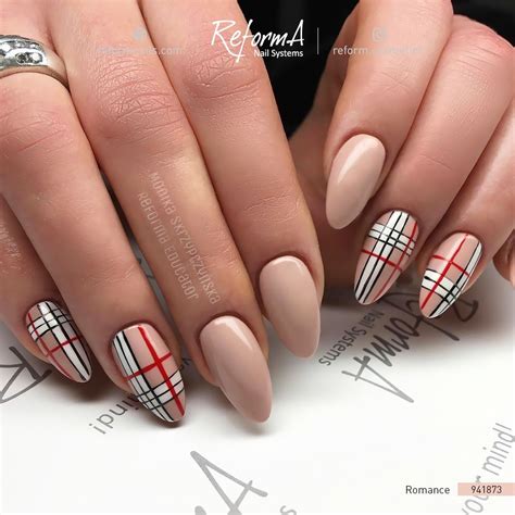 burberry nail design|burberry nails images.